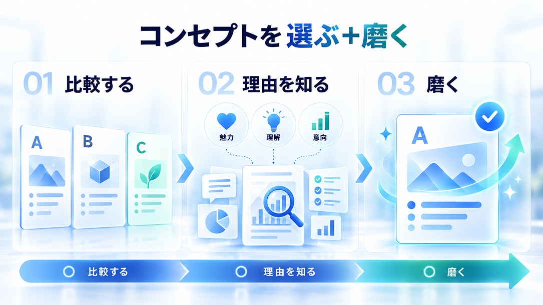 コンセプトを選ぶ+磨く