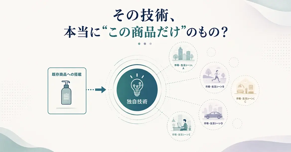 その技術、1商品だけに使って終わっていませんか？